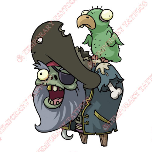 Plants vs Zombies Customize Temporary Tattoos Stickers NO.975